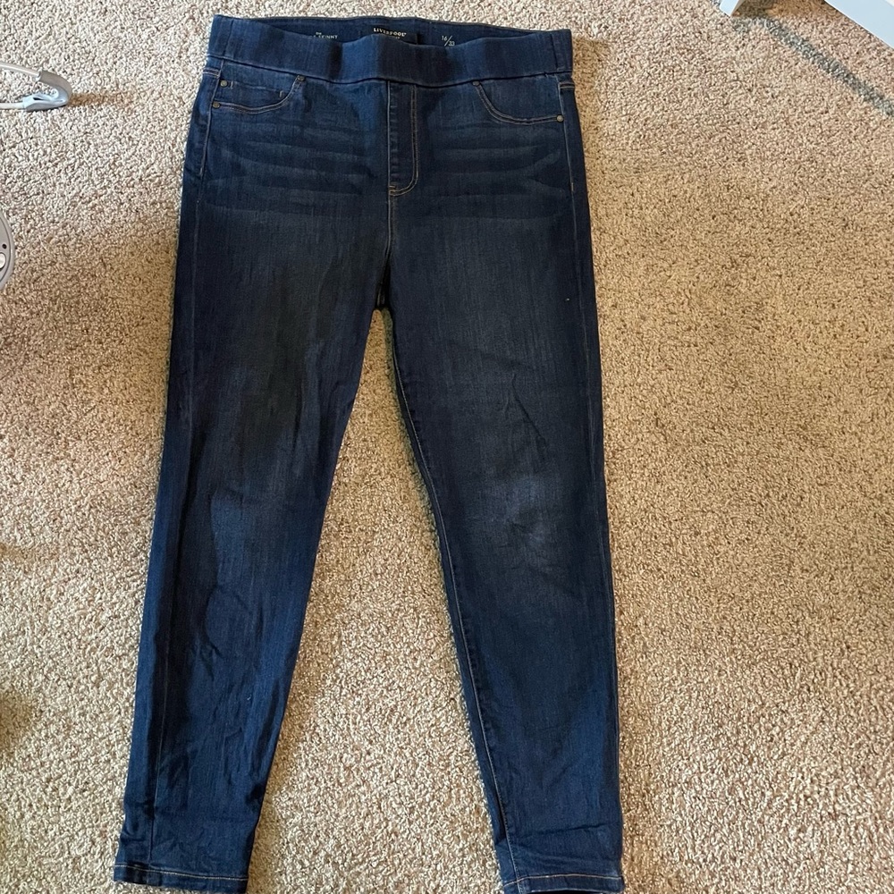 Liverpool size 16 skinny ankle jeans